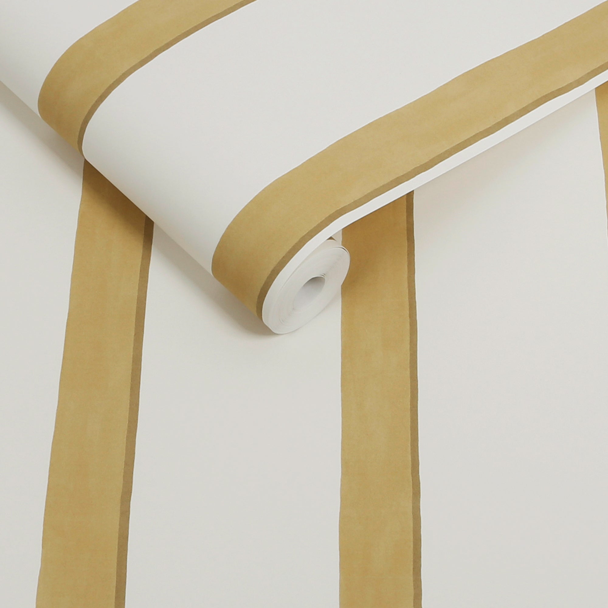 146888 Painted Stripe Ochre Next AW26 Wallpaper by Next