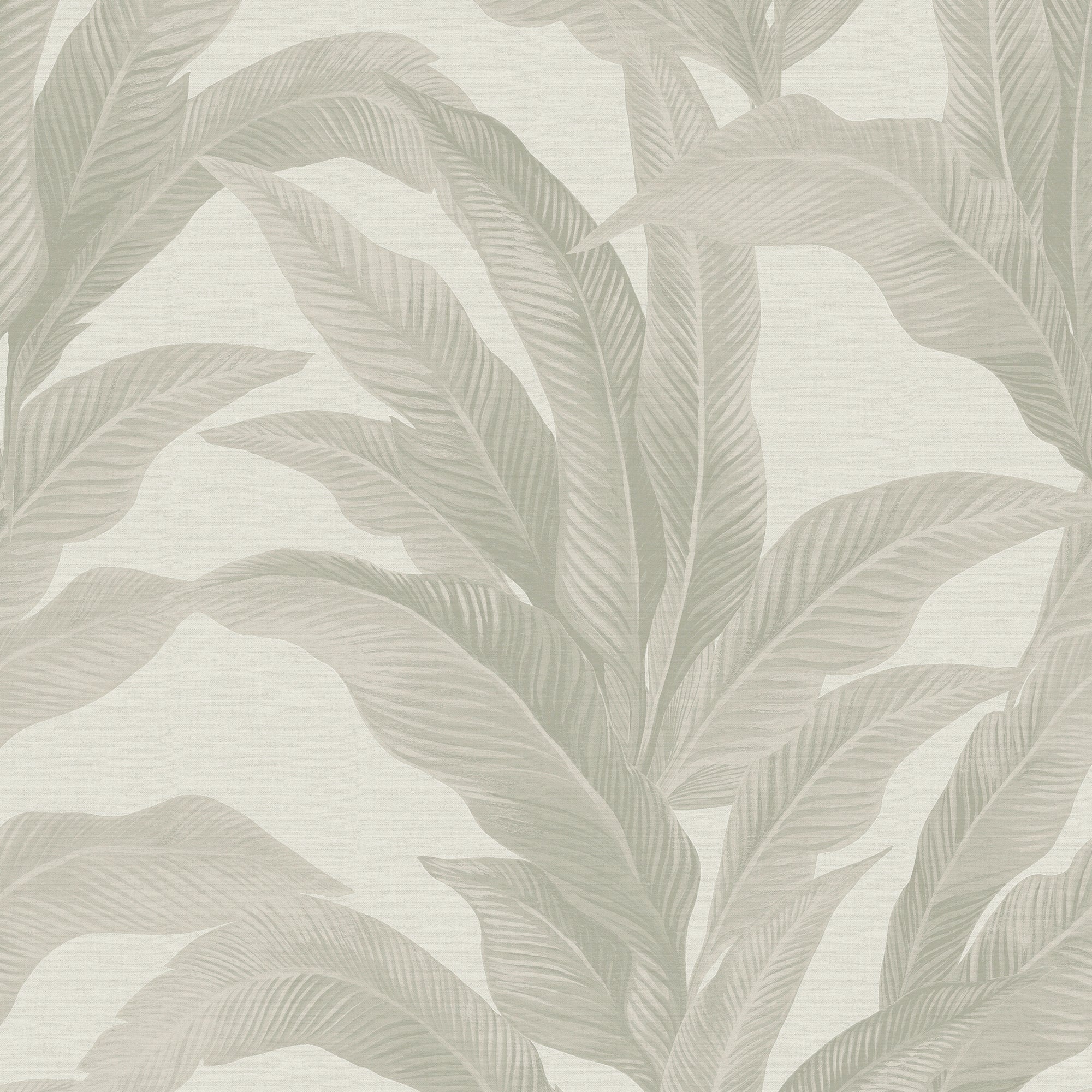 146889 Palm Print Linen Look Next AW26 Wallpaper by Next