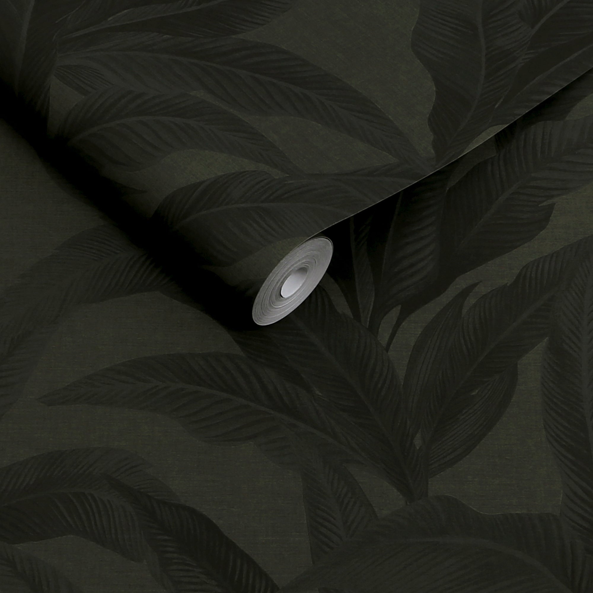 146890 Palm Print Deep Green Next AW26 Wallpaper by Next