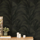 146890 Palm Print Deep Green Next AW26 Wallpaper by Next