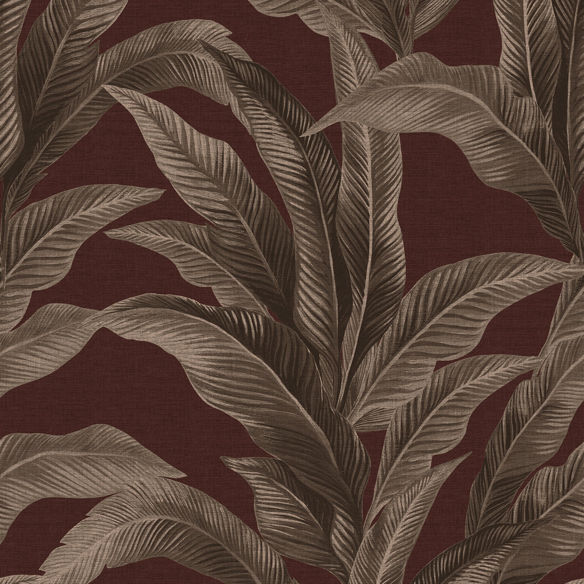146891 Glamtique Leaf Damson Next AW26 Wallpaper by Next