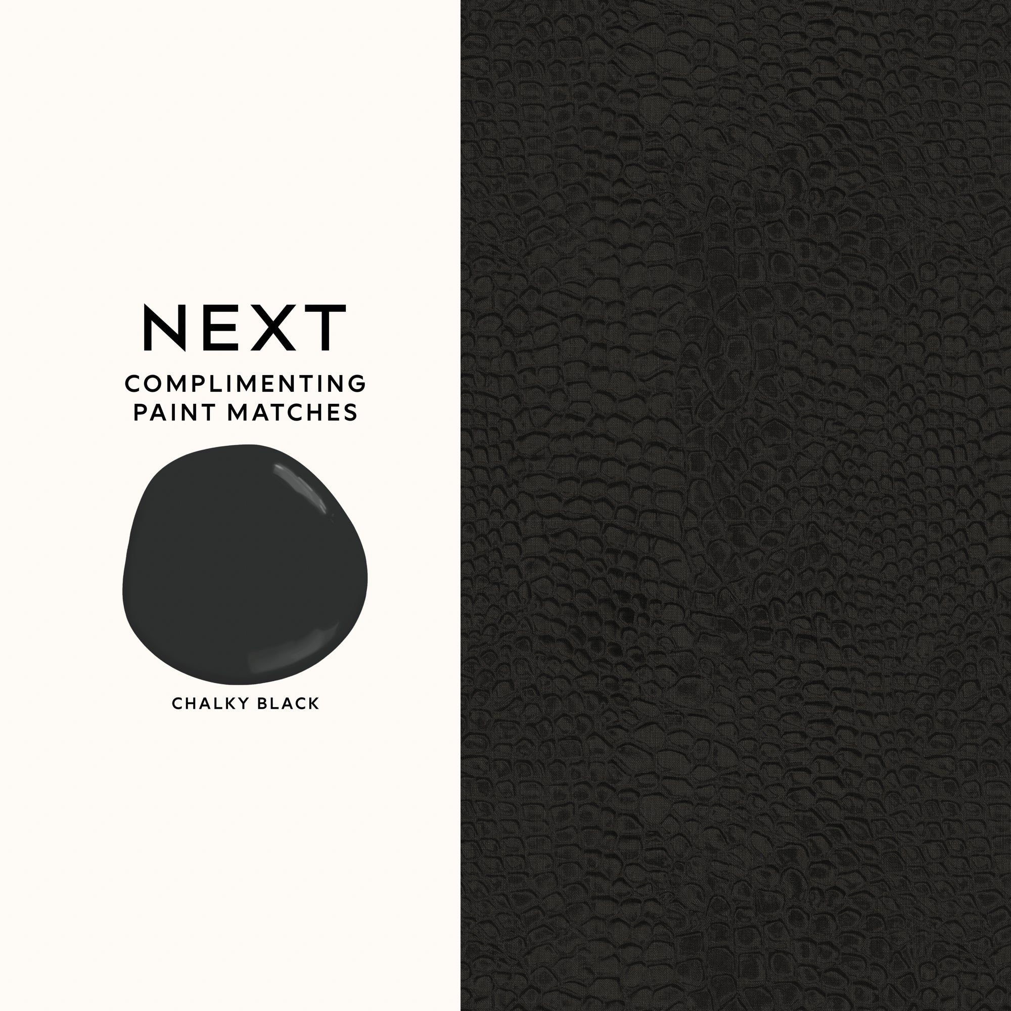 146893 Croc Midnight Next AW26 Wallpaper by Next