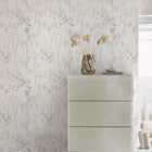 146902 Fiorire Gilver Grey Next AW26 Wallpaper by Next