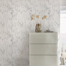 146902 Fiorire Gilver Grey Next AW26 Wallpaper by Next