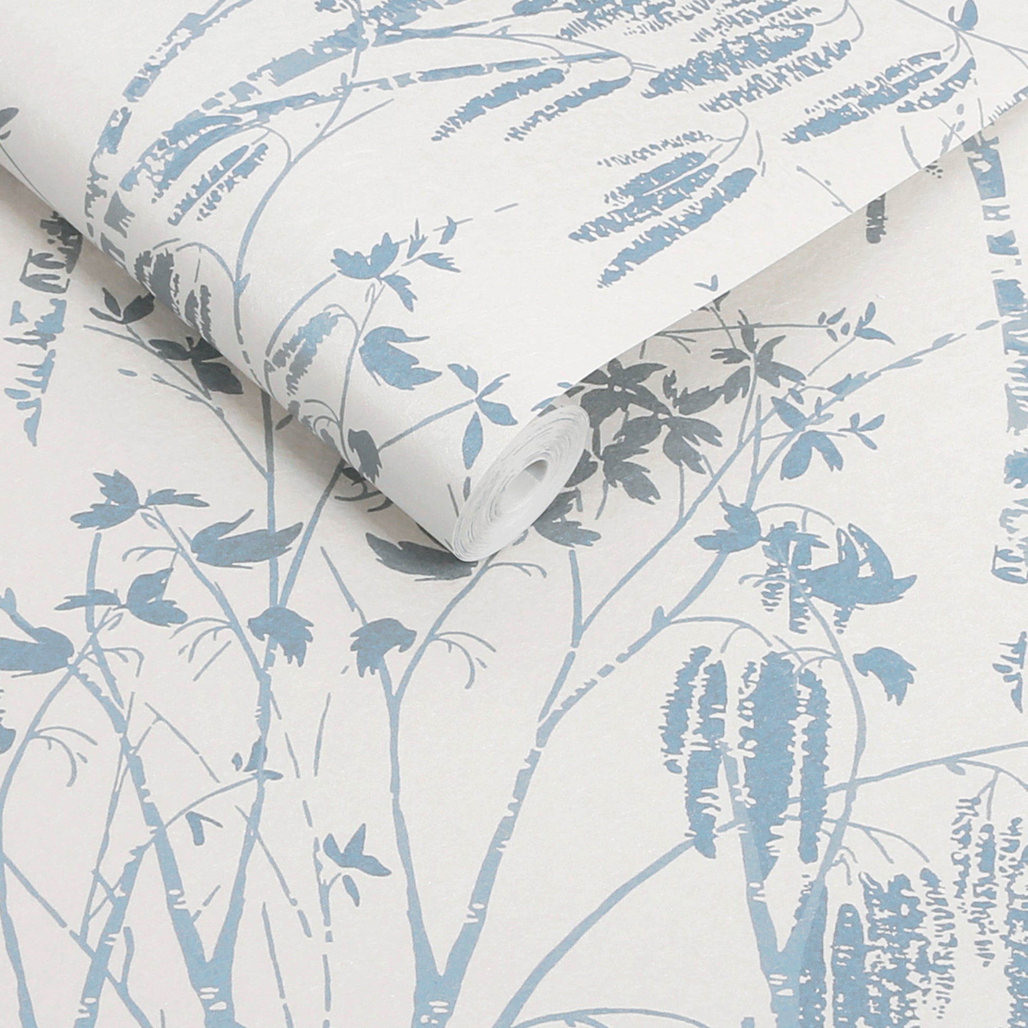 146904 Fiorire Cornflower Blue Next AW26 Wallpaper by Next