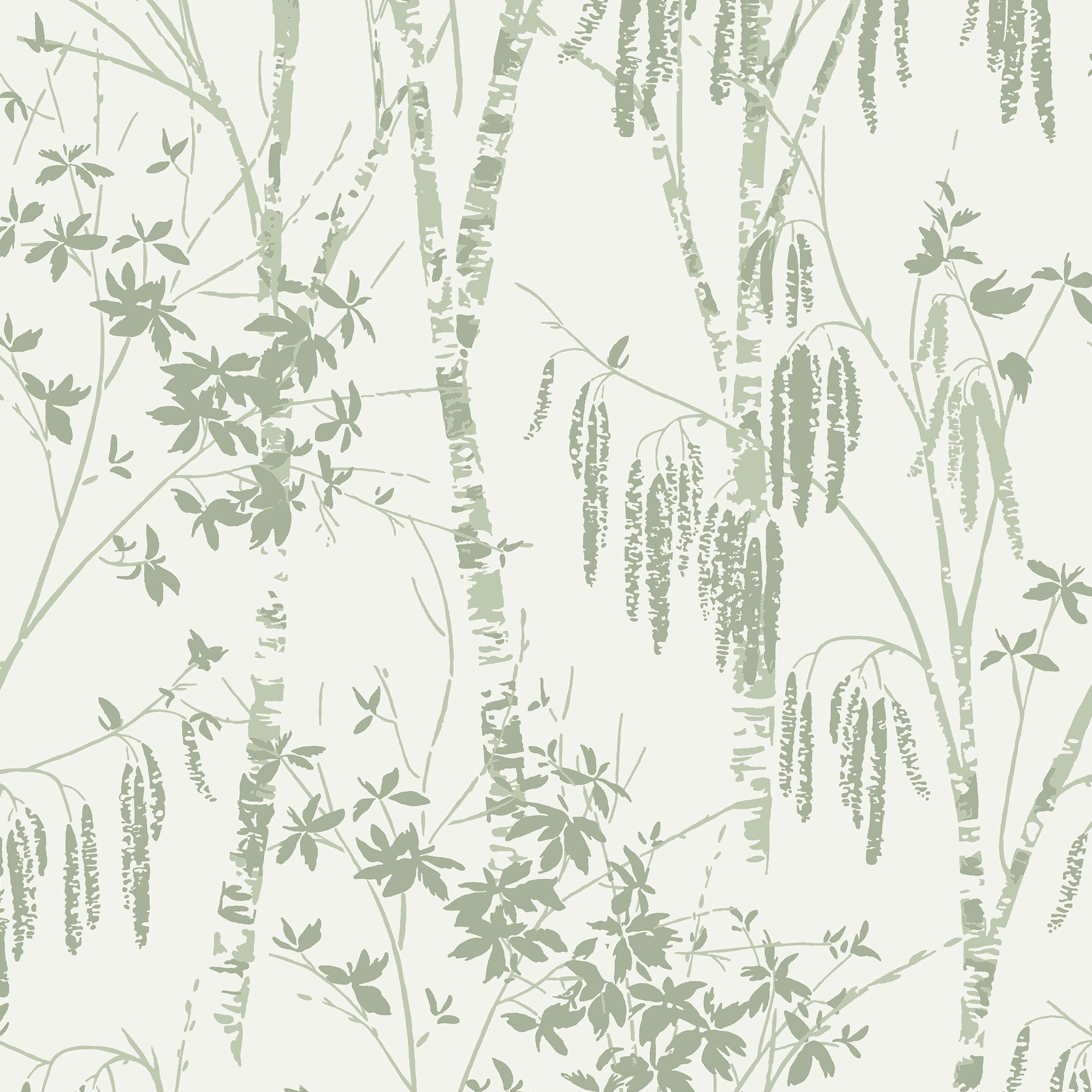 146905 Fiorire Sage Green Next AW26 Wallpaper by Next