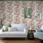 146949 Romilly Pink Laura Ashley AW26 Wallpaper by Laura Ashley