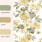146950 Romilly Butter Yellow Laura Ashley AW26 Wallpaper by Laura Ashley