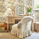146950 Romilly Butter Yellow Laura Ashley AW26 Wallpaper by Laura Ashley