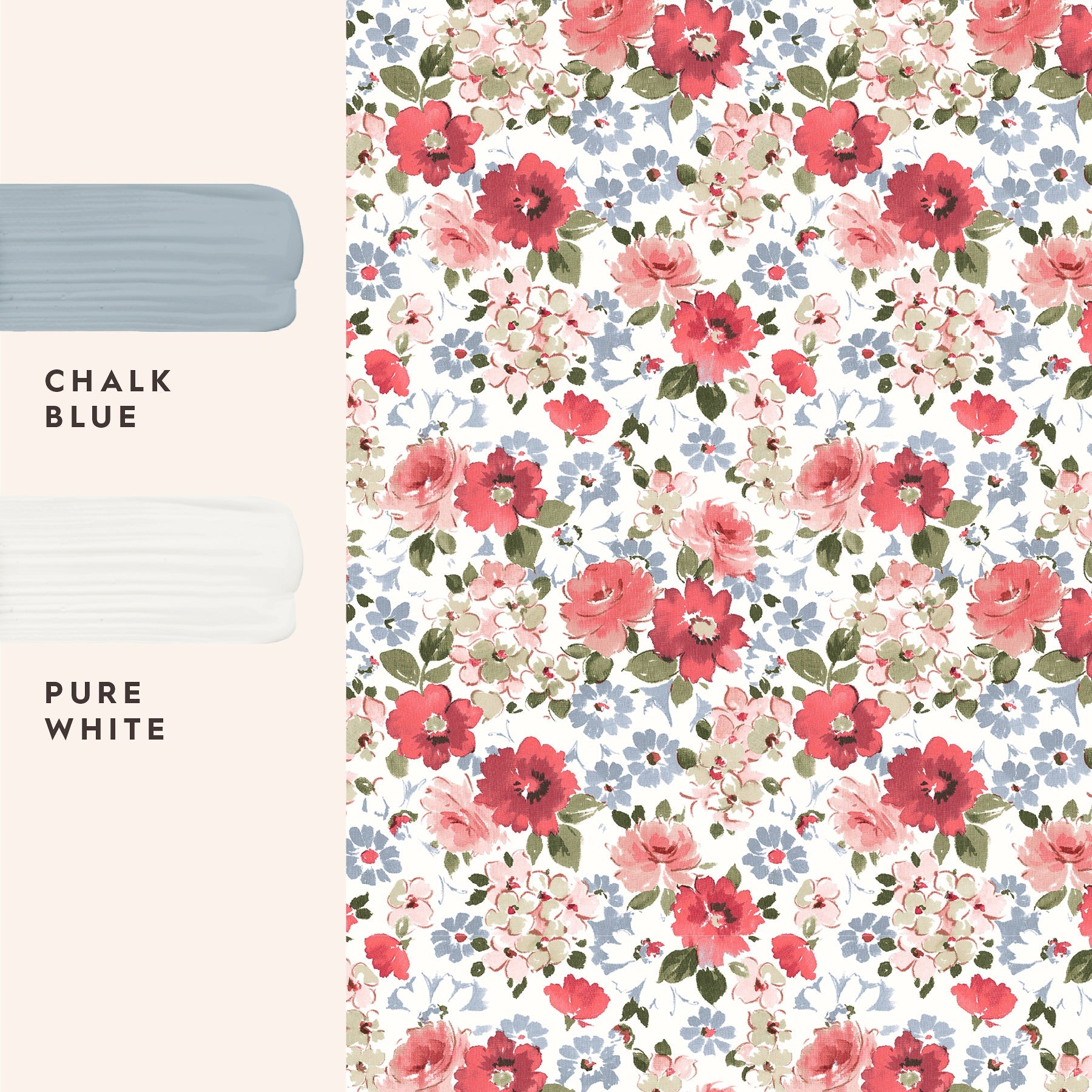 146951 Maryfield Multi Laura Ashley AW26 Wallpaper by Laura Ashley