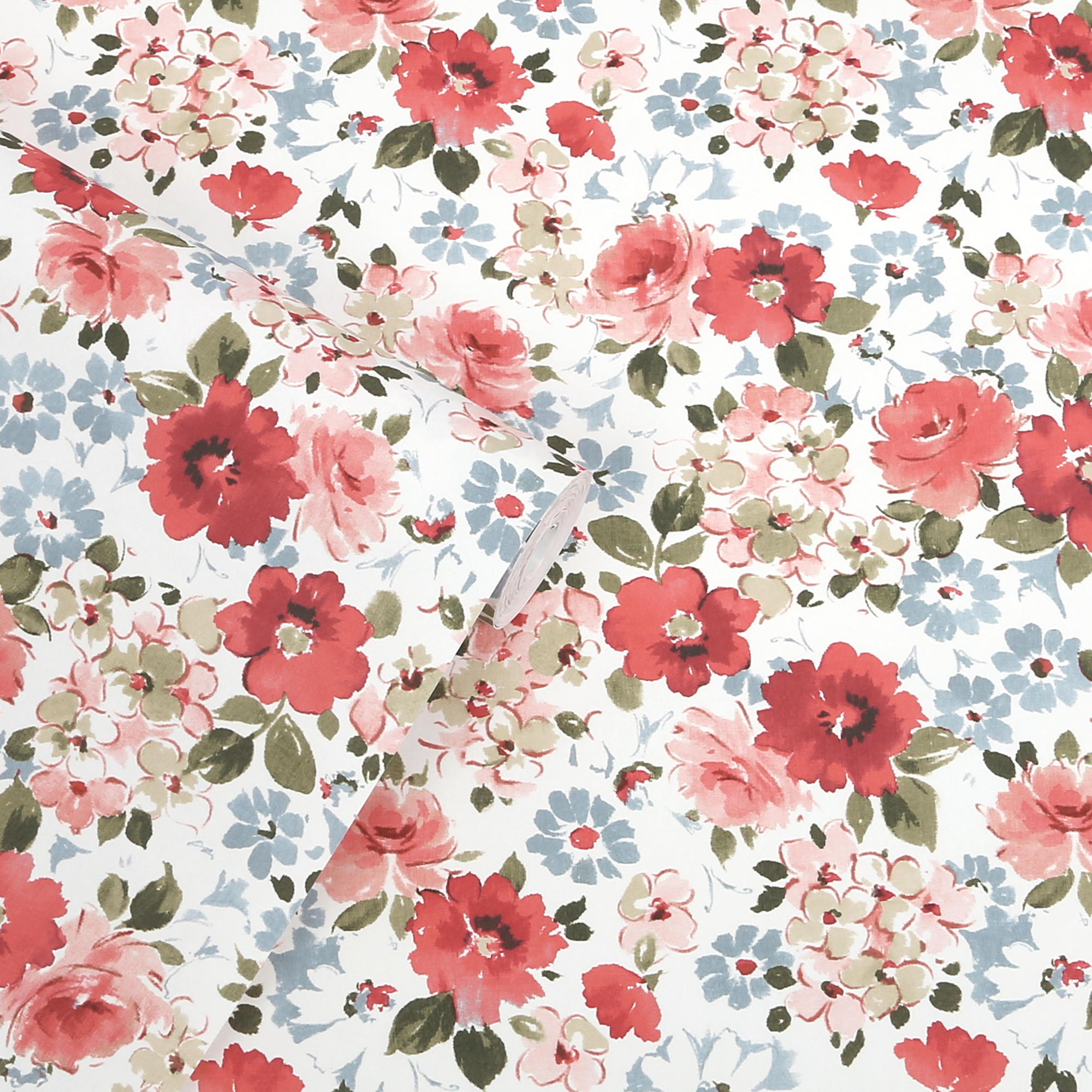 146951 Maryfield Multi Laura Ashley AW26 Wallpaper by Laura Ashley