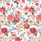 146951 Maryfield Multi Laura Ashley AW26 Wallpaper by Laura Ashley