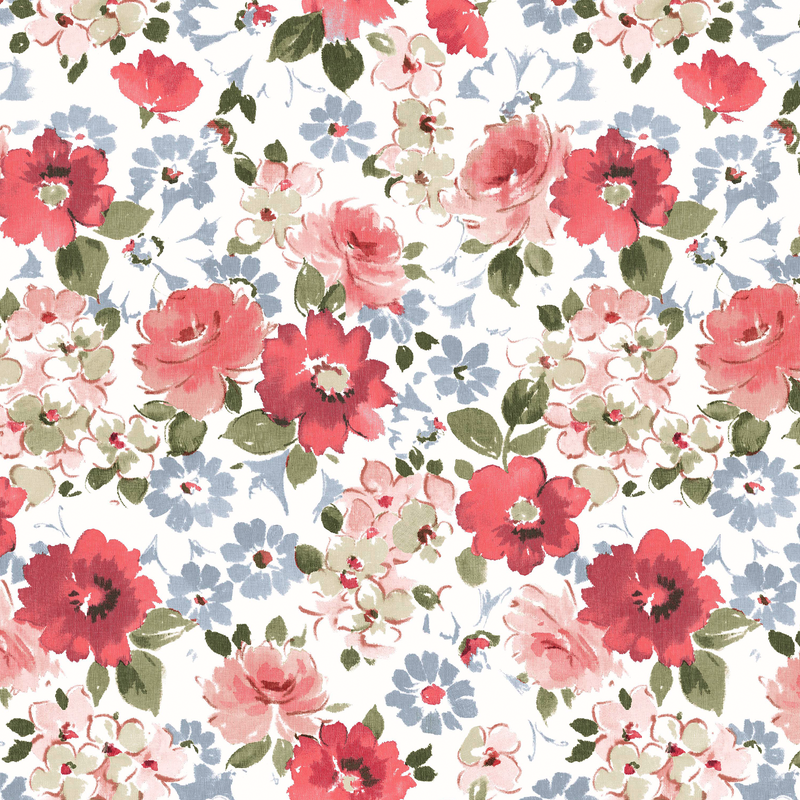 146951 Maryfield Multi Laura Ashley AW26 Wallpaper by Laura Ashley