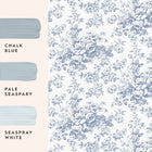 146952 Toile Delight Cornflower Blue Laura Ashley AW26 Wallpaper by Laura Ashley