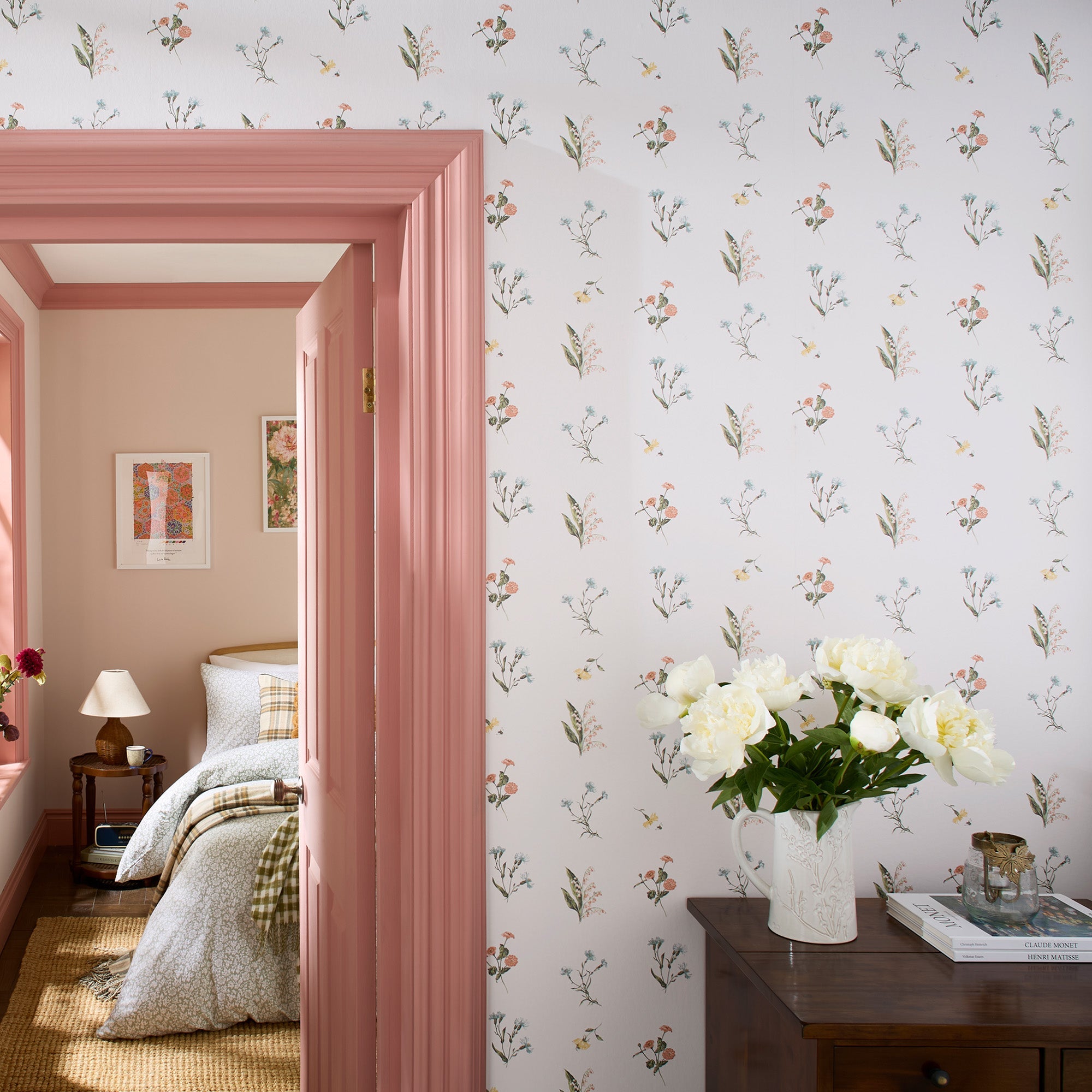 146953 Cornflower Multi Laura Ashley AW26 Wallpaper by Laura Ashley