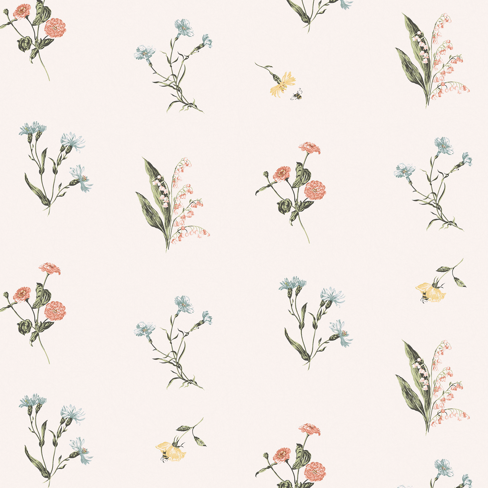 146953 Cornflower Multi Laura Ashley AW26 Wallpaper by Laura Ashley