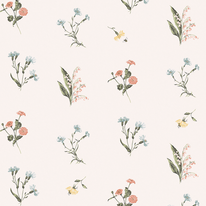 146953 Cornflower Multi Laura Ashley AW26 Wallpaper by Laura Ashley