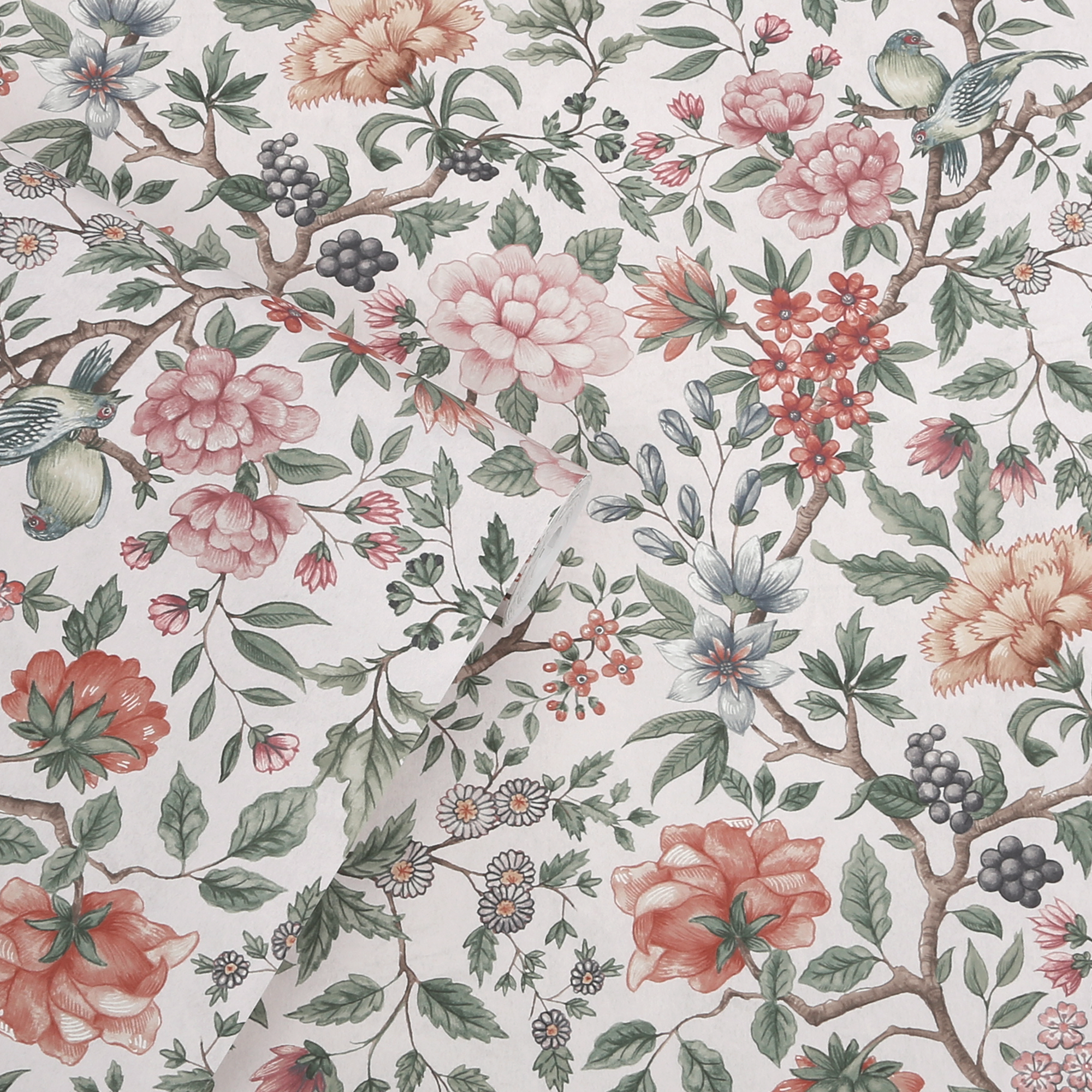 146954 Ellenbrook Multi Laura Ashley AW26 Wallpaper by Laura Ashley