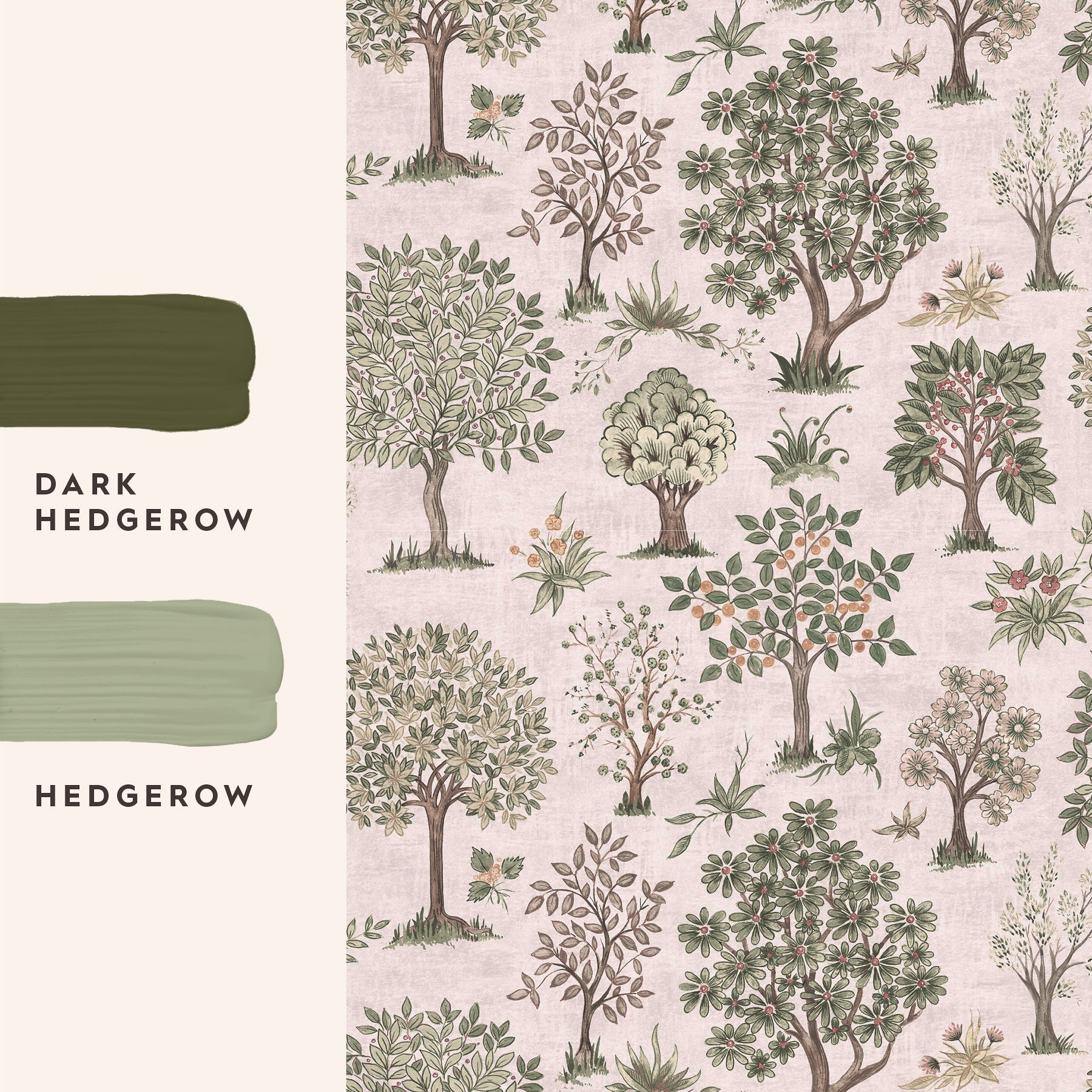 146956 Ashbridge Hedgerow Laura Ashley AW26 Wallpaper by Laura Ashley