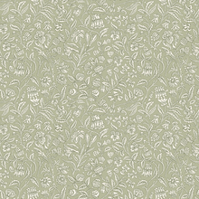 146957 Elmdon Sage Green Laura Ashley AW26 Wallpaper by Laura Ashley