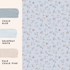 146959 Leonie Trail Chalk Blue Laura Ashley AW26 Wallpaper by Laura Ashley