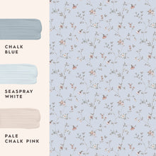 146959 Leonie Trail Chalk Blue Laura Ashley AW26 Wallpaper by Laura Ashley