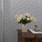 146959 Leonie Trail Chalk Blue Laura Ashley AW26 Wallpaper by Laura Ashley
