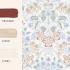 146961 Cassia Multi Laura Ashley AW26 Wallpaper by Laura Ashley