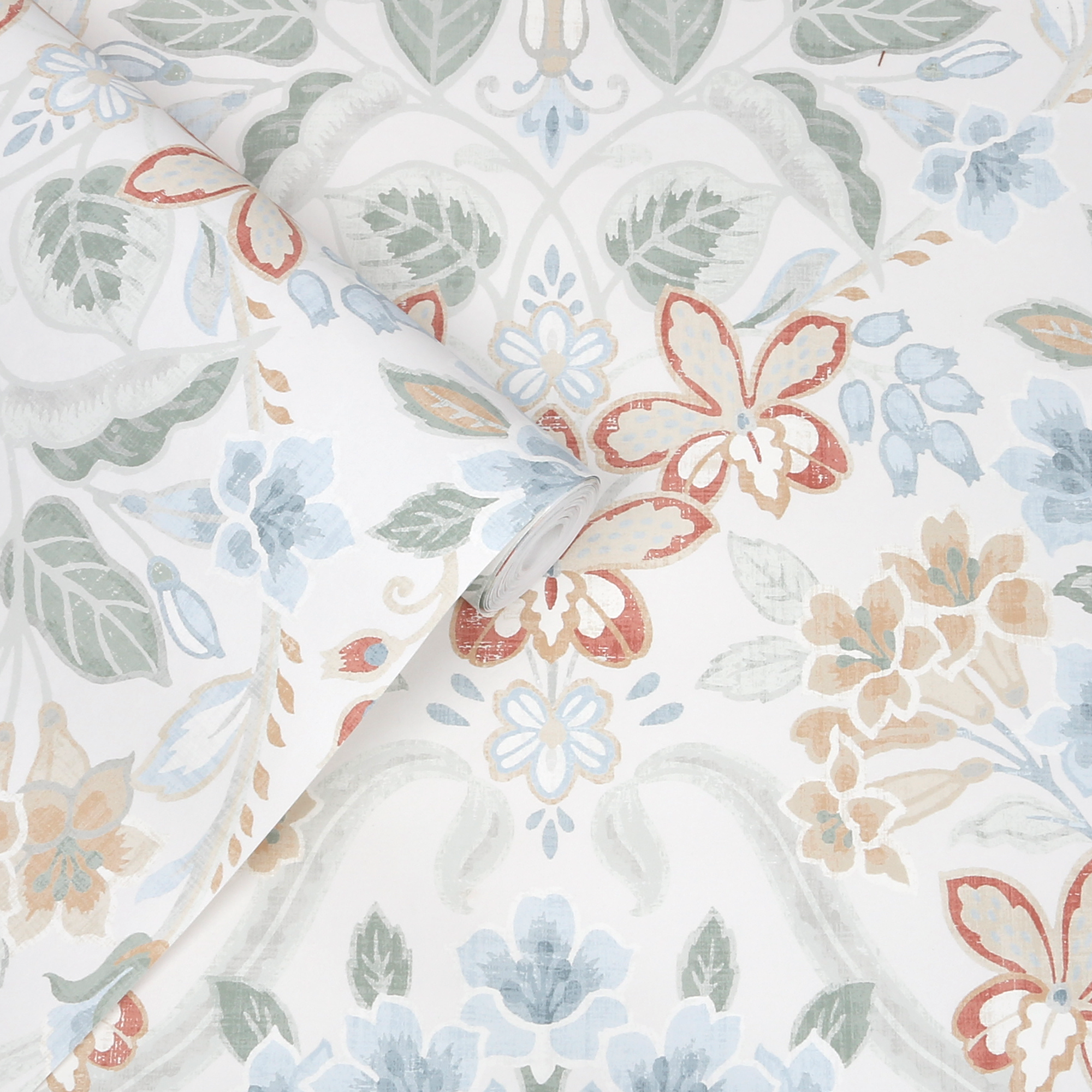 146961 Cassia Multi Laura Ashley AW26 Wallpaper by Laura Ashley