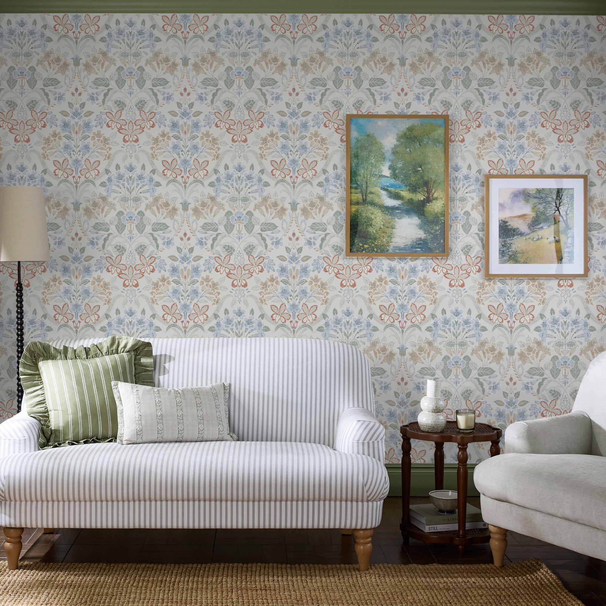 146961 Cassia Multi Laura Ashley AW26 Wallpaper by Laura Ashley