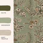 146962 Marlbrook Sage Green Laura Ashley AW26 Wallpaper by Laura Ashley