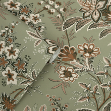 146962 Marlbrook Sage Green Laura Ashley AW26 Wallpaper by Laura Ashley