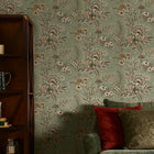 146962 Marlbrook Sage Green Laura Ashley AW26 Wallpaper by Laura Ashley
