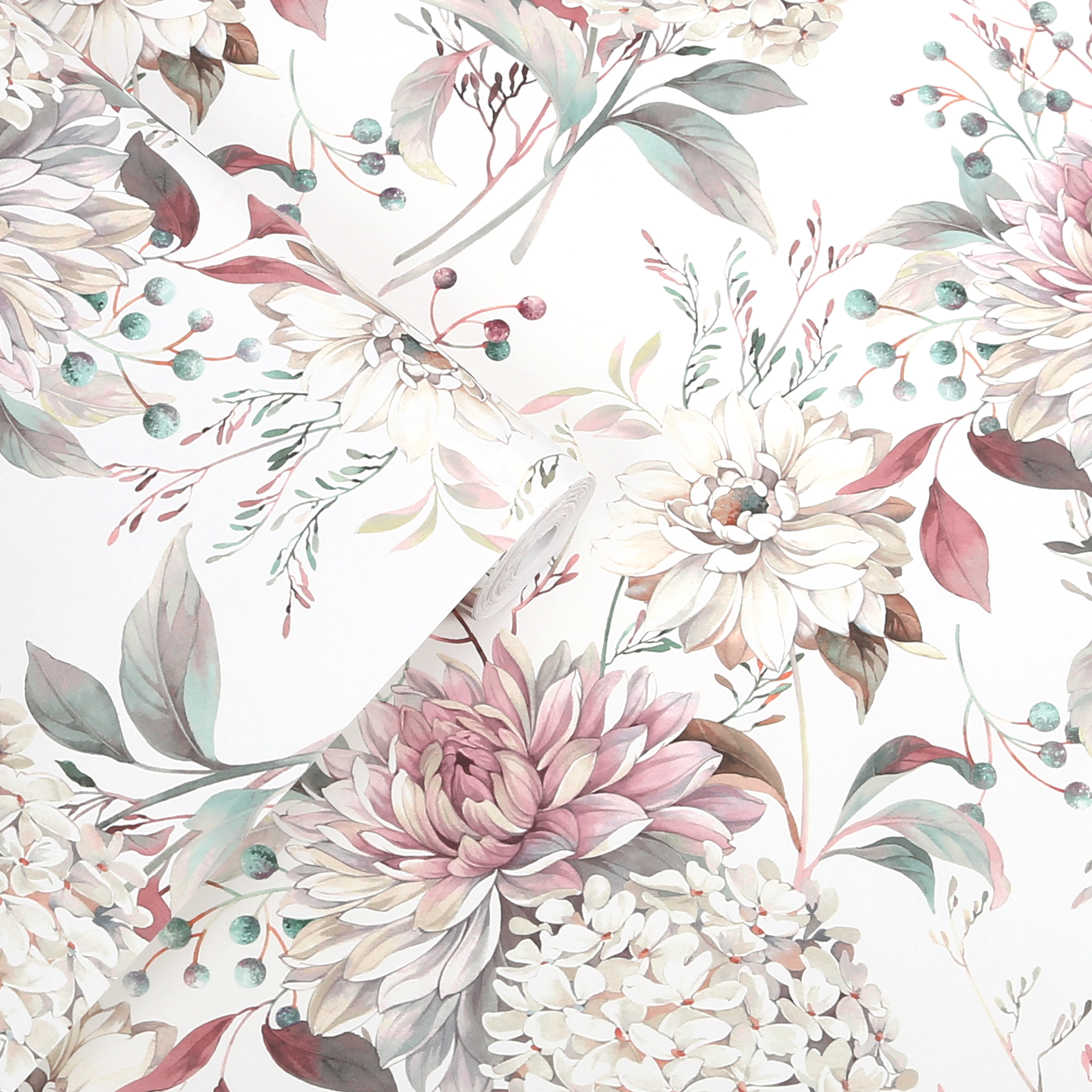 146963 Heatherwick Trail Grape Laura Ashley AW26 Wallpaper by Laura Ashley