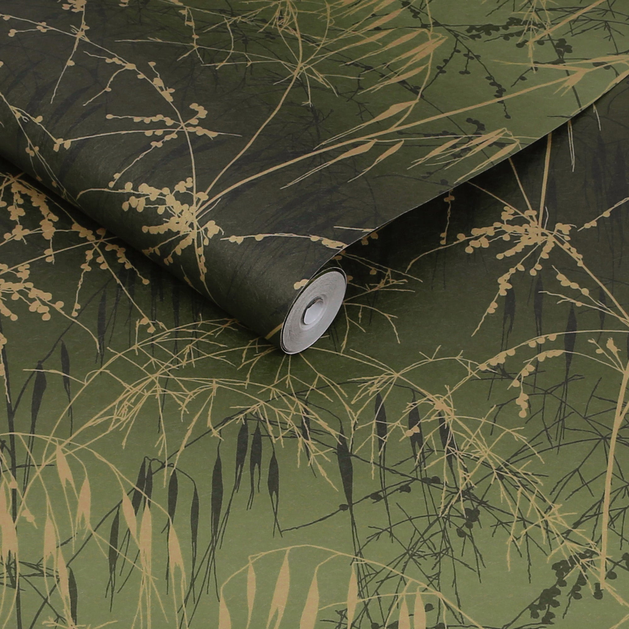 146995 Meadow Grass Olive Clarissa Hulse AW26 Wallpaper by Clarissa Hulse