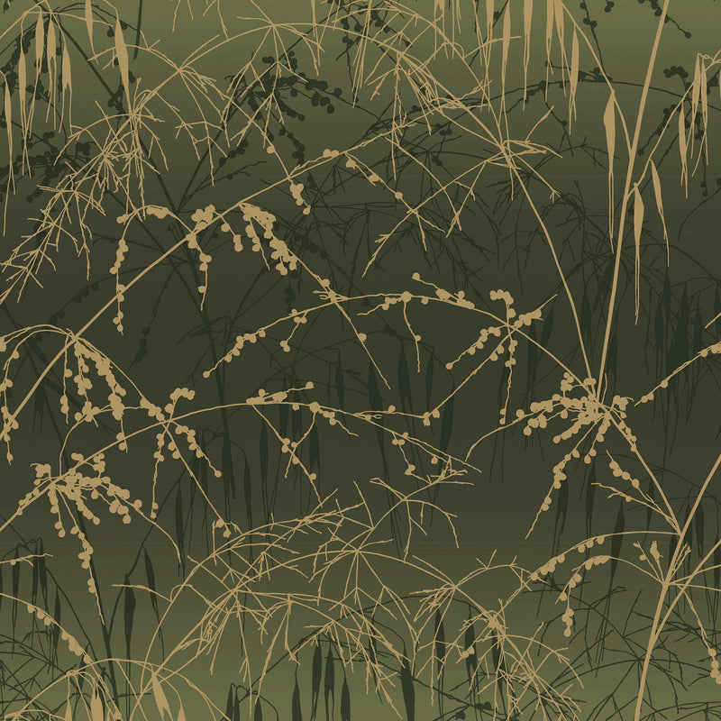 146995 Meadow Grass Olive Clarissa Hulse AW26 Wallpaper by Clarissa Hulse