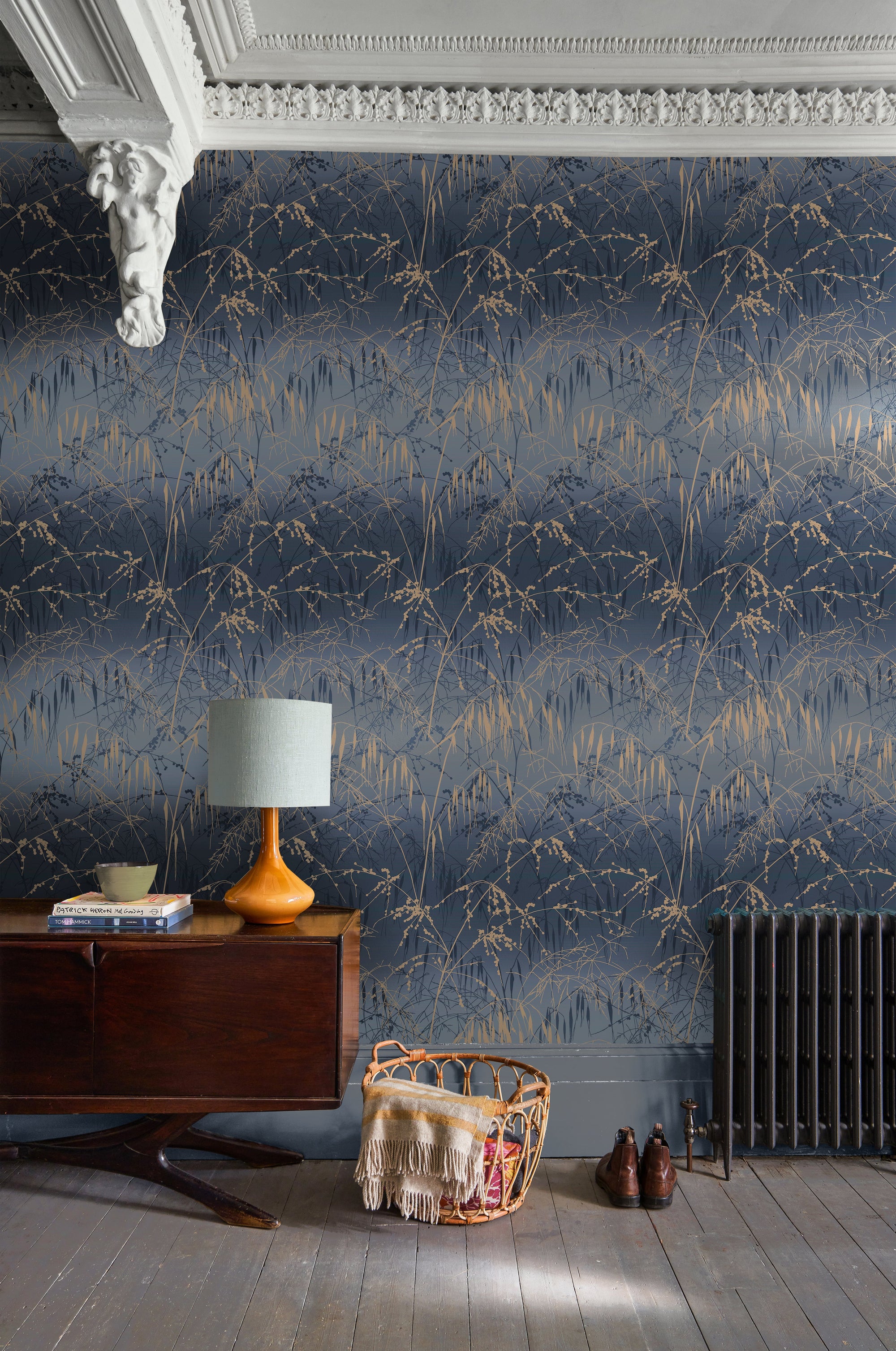 146996 Meadow Grass Smoke Clarissa Hulse AW26 Wallpaper by Clarissa Hulse