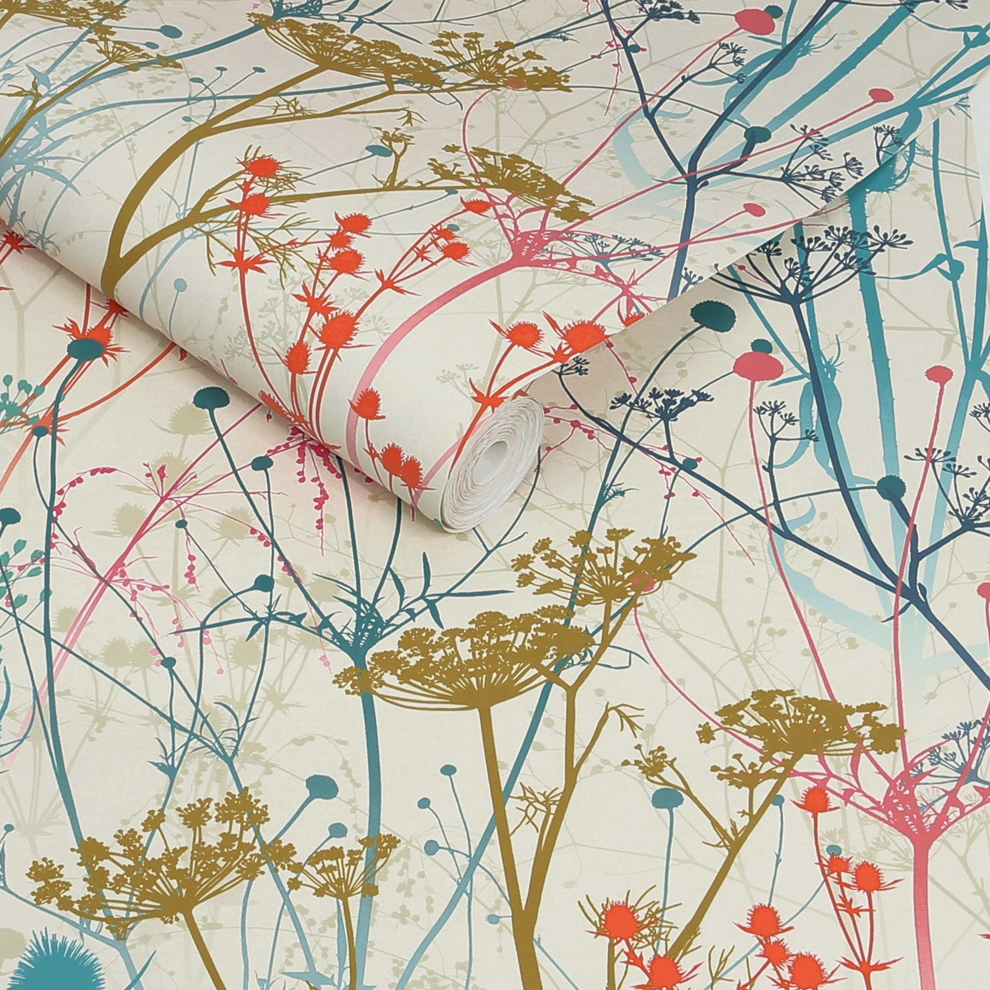 147002 Summer Border Carnival Clarissa Hulse AW26 Wallpaper by Clarissa Hulse