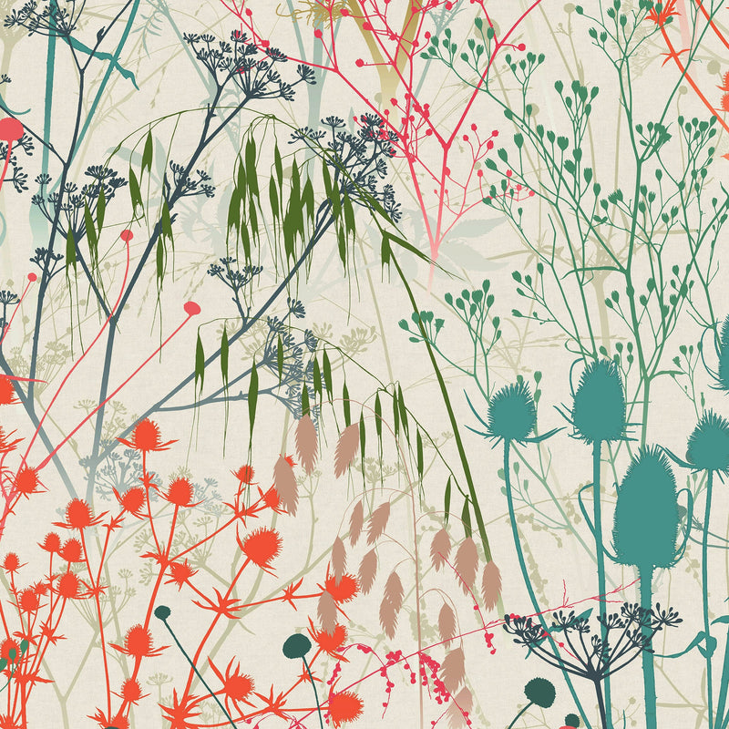 147002 Summer Border Carnival Clarissa Hulse AW26 Wallpaper by Clarissa Hulse