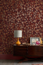 147006 Virginia Creeper Russet & Copper Clarissa Hulse AW26 Wallpaper by Clarissa Hulse