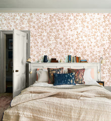 147008 Virginia Creeper Blush & Rose Gold Clarissa Hulse AW26 Wallpaper by Clarissa Hulse