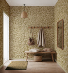 147009 Virginia Creeper Buttermilk & Gold Clarissa Hulse AW26 Wallpaper by Clarissa Hulse