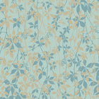 147011 Virginia Creeper Powder Blue & Soft Gold Clarissa Hulse AW26 Wallpaper by Clarissa Hulse