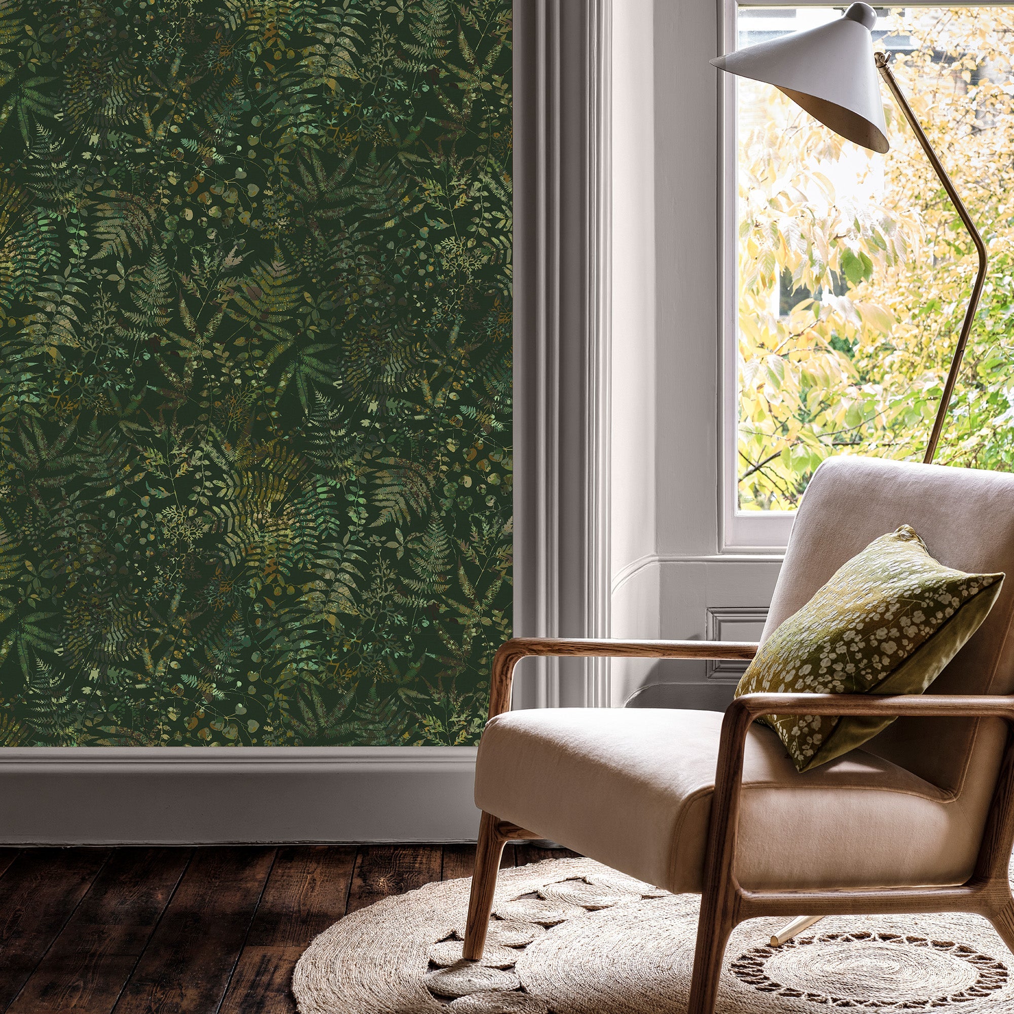 147019 Cloud Forest Evergreen Clarissa Hulse AW26 Wallpaper by Clarissa Hulse