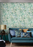 147021 Cloud Forest Seaglass Clarissa Hulse AW26 Wallpaper by Clarissa Hulse