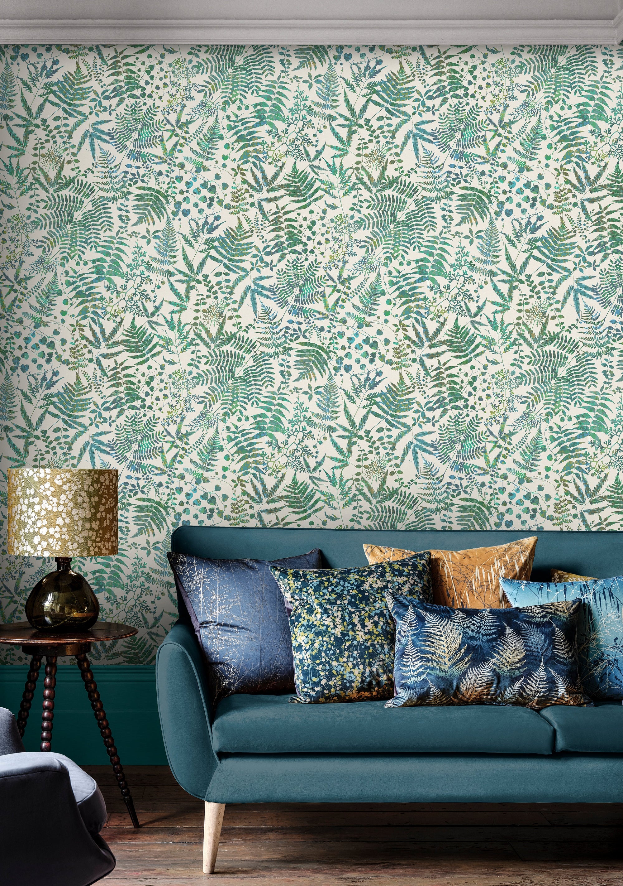 147021 Cloud Forest Seaglass Clarissa Hulse AW26 Wallpaper by Clarissa Hulse