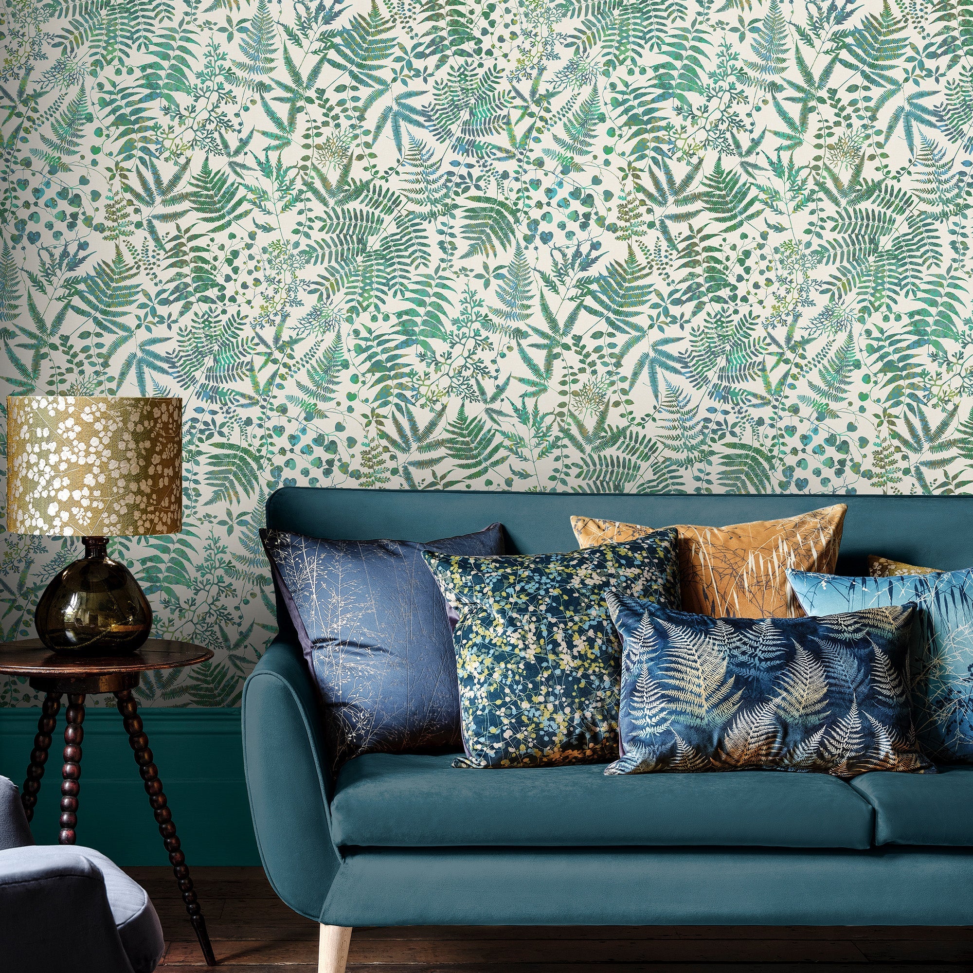 147021 Cloud Forest Seaglass Clarissa Hulse AW26 Wallpaper by Clarissa Hulse