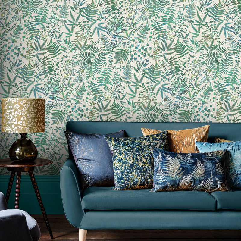 147021 Cloud Forest Seaglass Clarissa Hulse AW26 Wallpaper by Clarissa Hulse