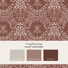 147061 Oak & Willow Damson William Morris at Home AW26 Wallpaper by William Morris at Home