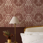 147061 Oak & Willow Damson William Morris at Home AW26 Wallpaper by William Morris at Home